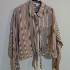 Striped Button Down Longsleeve Shirt